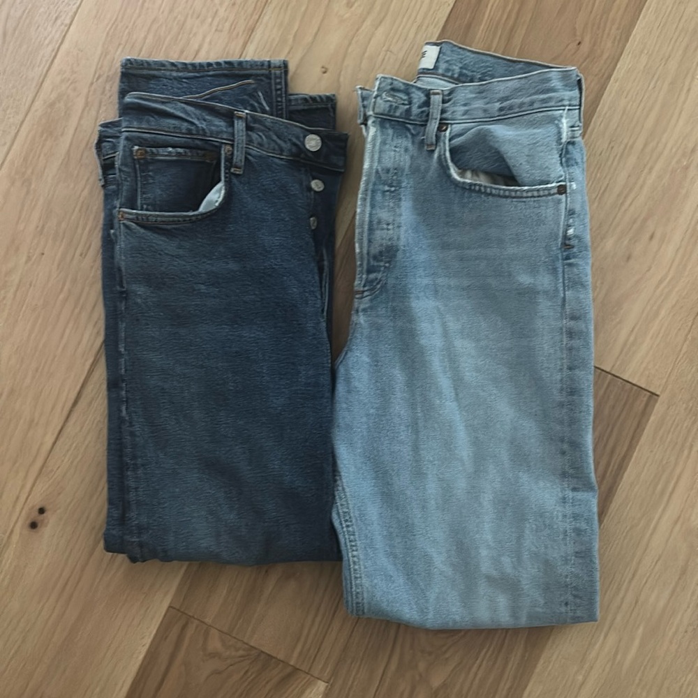 Agolde jeans x2 size 27